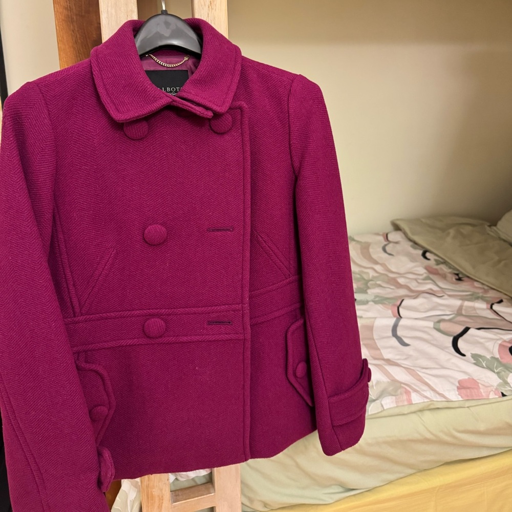Talbots Fuchsia Peacoat